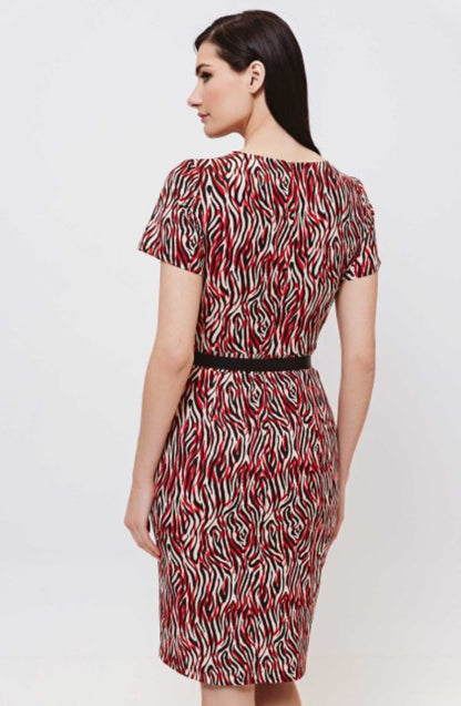 Resinous midi dress